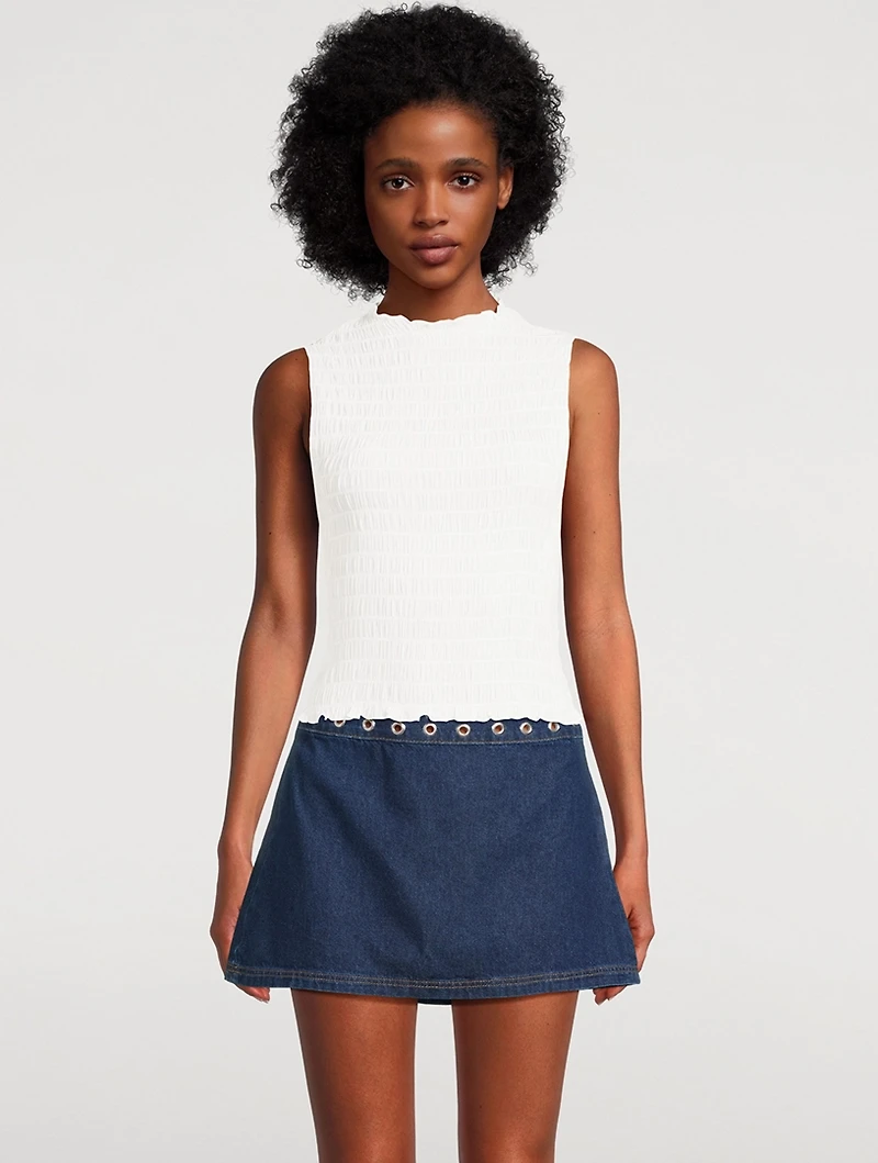Adri Smocked Blouse