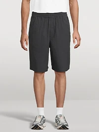 Seersucker Striped Shorts