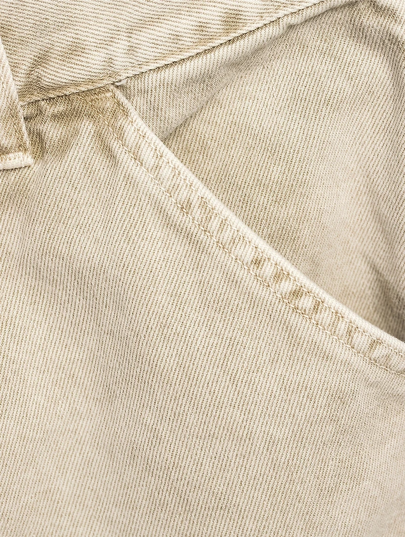 Double Knee Straight-Leg Pants