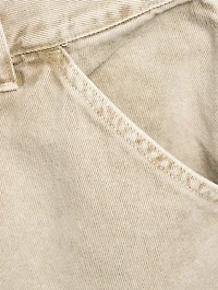 Double Knee Straight-Leg Pants