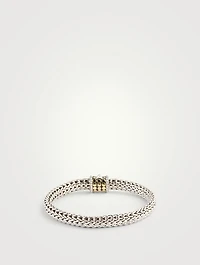 Icon Dot Sterling Silver And Gold Bracelet
