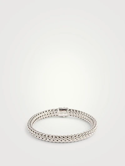 Icon Sterling Silver Bracelet With Blue Sapphire