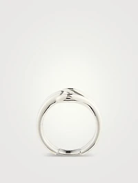 Surf Link Sterling Silver Ring