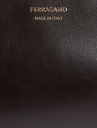 Folded Leather Shoulder Bag