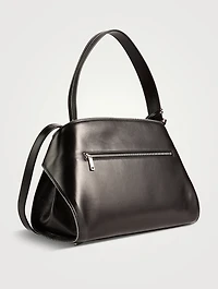 Medium Hug Zip Soft Leather Satchel
