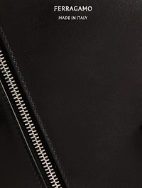 Medium Hug Zip Soft Leather Satchel