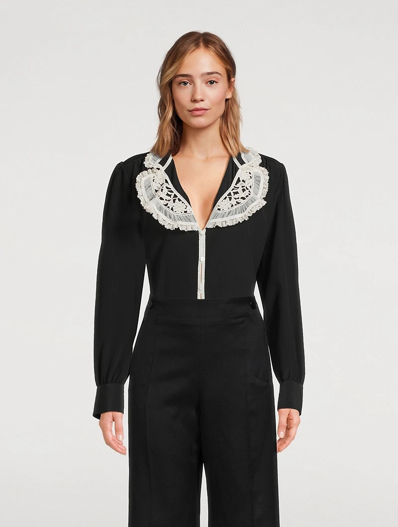 Crêpe de Chine Blouse