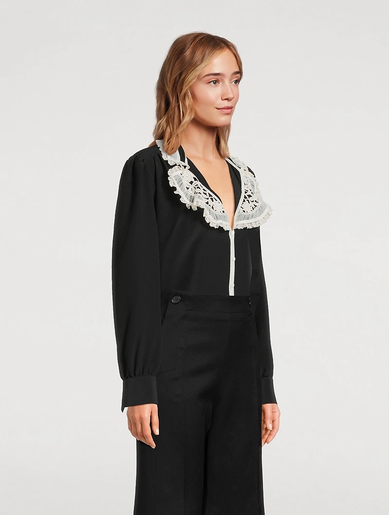 Crêpe de Chine Blouse