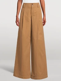 Wide-Leg Trousers