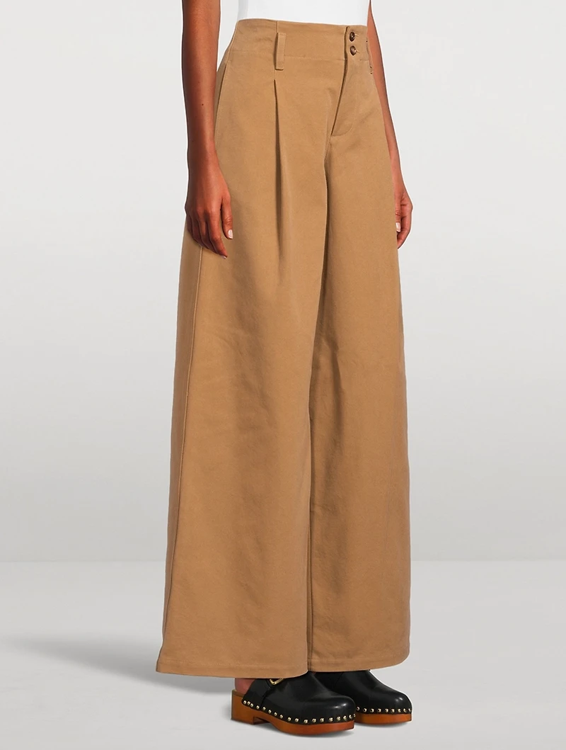 Wide-Leg Trousers