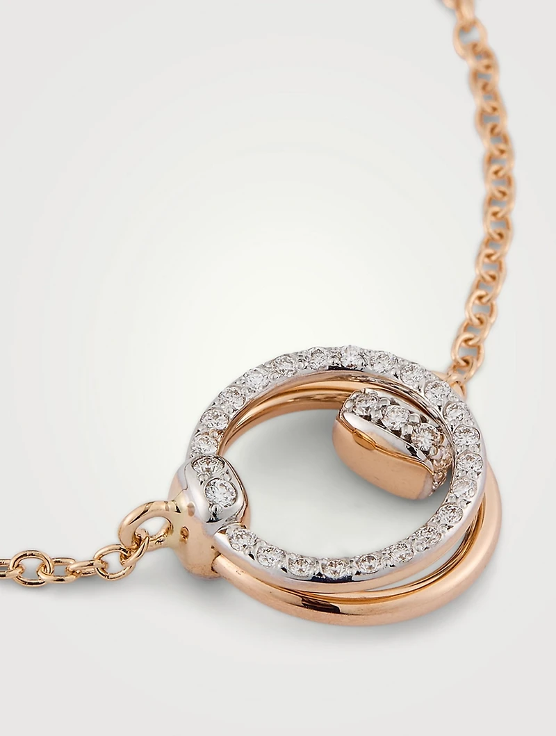 Together 18K Rose Gold Bracelet With Diamonds
