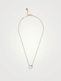 Together 18K Rose Gold Pendant Necklace With Diamonds