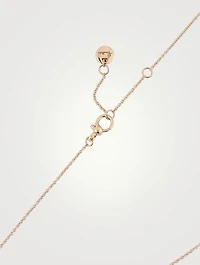 Nudo Mini 18K Rose Gold And White Gold Pendant Necklace With London Blue Topaz And Diamonds
