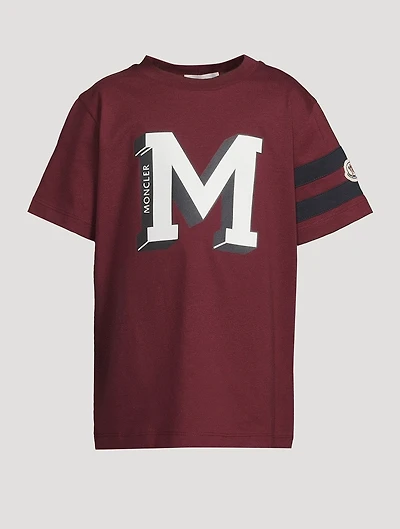 Cotton Varsity Monogram T-Shirt