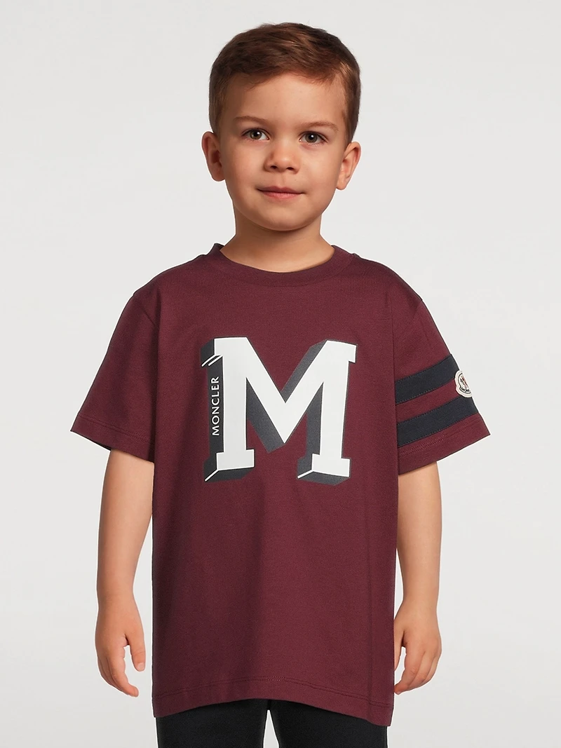 Cotton Varsity Monogram T-Shirt