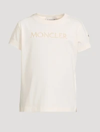 Cotton Logo Embroidered T-Shirt