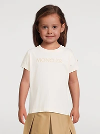 Cotton Logo Embroidered T-Shirt