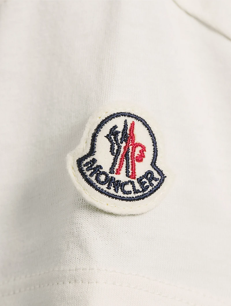 Cotton Logo Embroidered T-Shirt