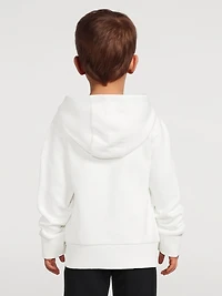 Cotton Logo Motif Hoodie