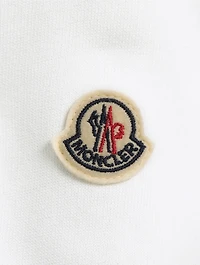 Cotton Logo Motif Hoodie