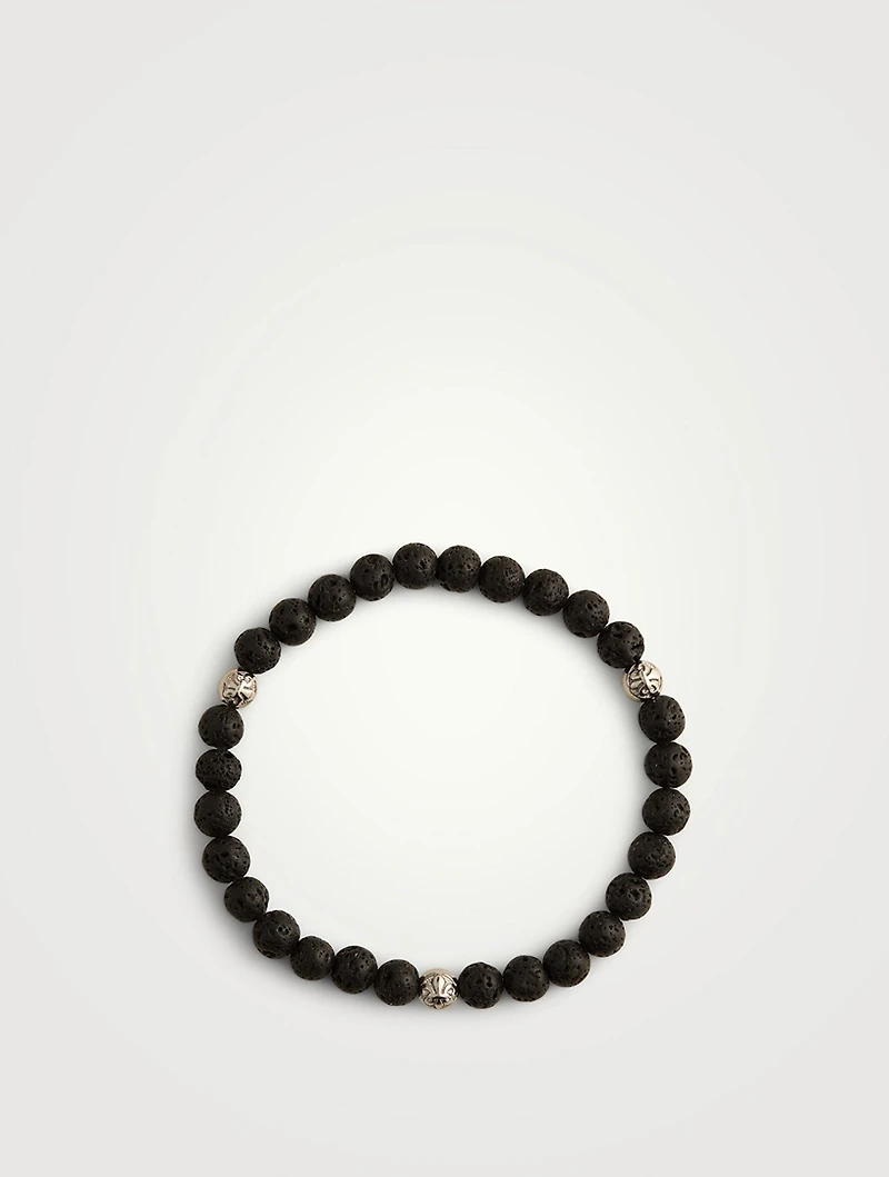Lava Stone Beaded Bracelet