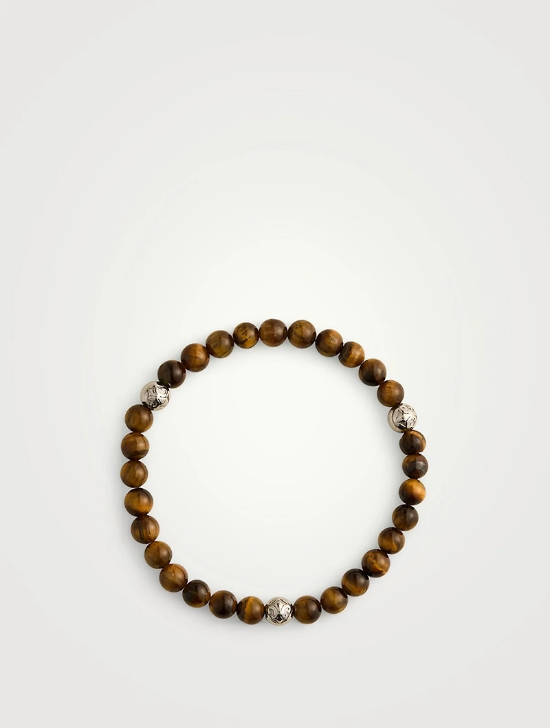 Tiger Eye Beaded Bracelet