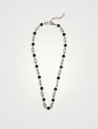 Mariner Chain Necklace With Blue Lapis