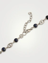 Mariner Chain Necklace With Blue Lapis