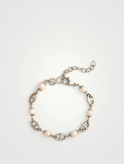 Mariner Chain Bracelet With Pearls