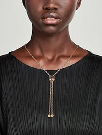 Iconica 18K Rose Gold Necklace With Pyrope Garnet