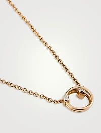 Together 18K Rose Gold Pendant Necklace With Diamonds