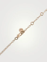 Iconica 18K Rose Gold Necklace With Diamonds