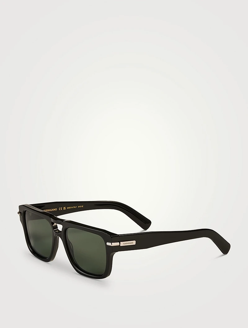 Square Aviator Sunglasses
