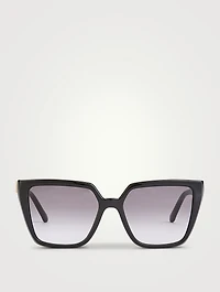 Gancini Rectangular Sunglasses
