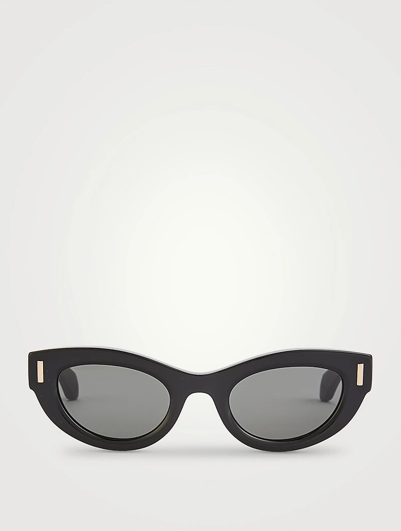 Rivet Cat Eye Sunglasses