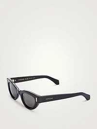 Rivet Cat Eye Sunglasses