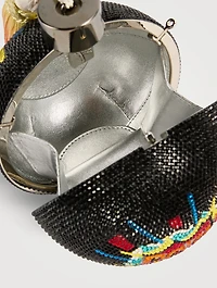 Sphere Fuse Crystal Clutch