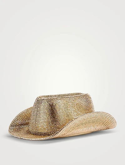 Cowboy Hat Cheyenne Crystal Clutch