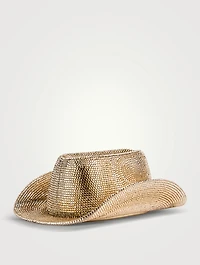 Cowboy Hat Cheyenne Crystal Clutch