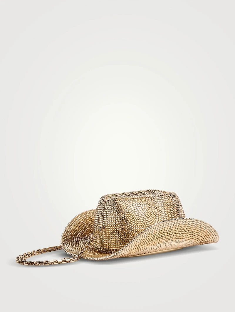 Cowboy Hat Cheyenne Crystal Clutch