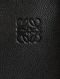 Buckle Leather Zip Tote