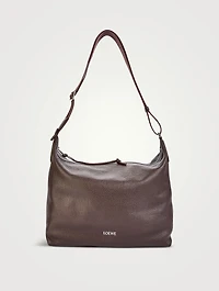 Cubi Grained Leather Crossbody Bag