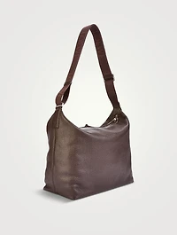 Cubi Grained Leather Crossbody Bag