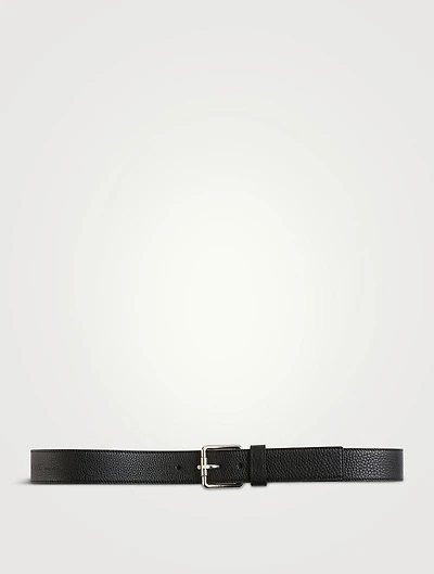 Roller Curve Leather Belt