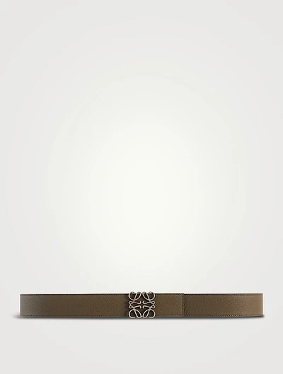 Leather Reversible Anagram Belt