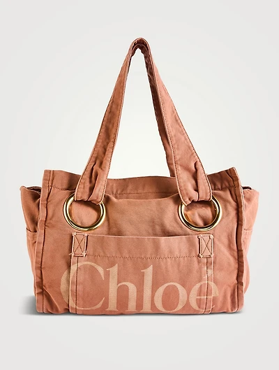 Medium Plage Canvas Tote Bag
