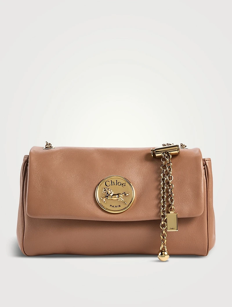 Medium Heritage Leather Shoulder Bag