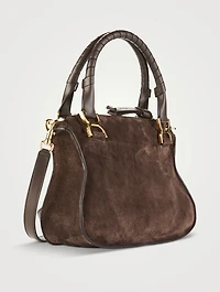 Small Marcie Suede Satchel