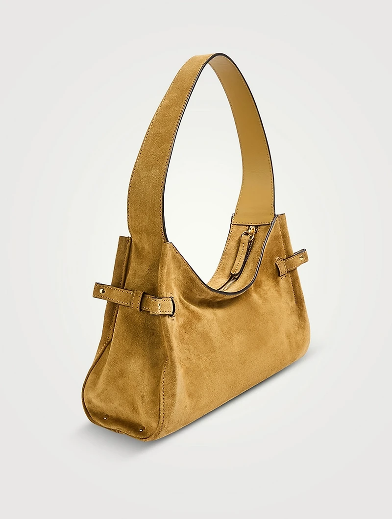 Chloé Charms Suede Shoulder Bag