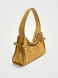 Chloé Charms Suede Shoulder Bag